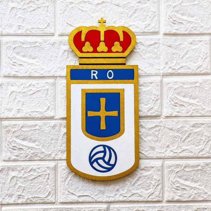 Marco escudo Real Oviedo