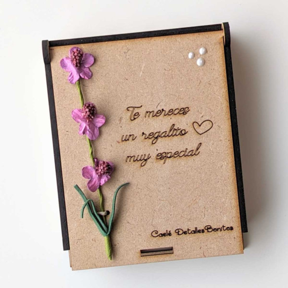 Pendientes de resina "Brisa" Blanco hielo y azul