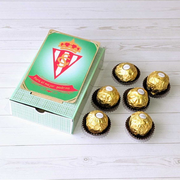 Caja Pop Up "Para el mejor padrino" - Sporting de Gijón