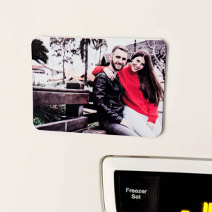 Imán rectangular personalizado con foto