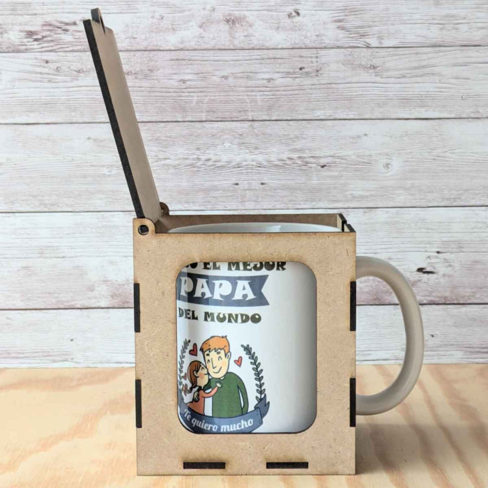 Taza "Tengo el mejor papá del mundo" - Niña