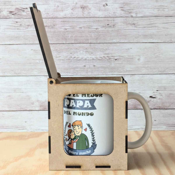 Taza "Tengo el mejor papá del mundo" - Niña