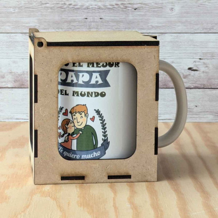 Taza "Tengo el mejor papá del mundo" - Niña