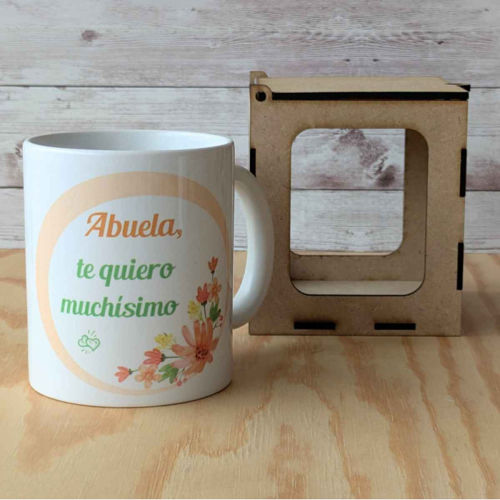 Taza "Abuela te quiero muchísimo"