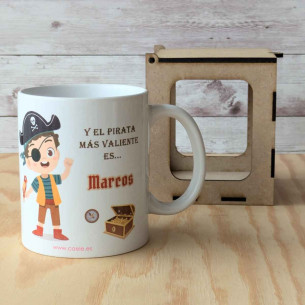 Taza Y el pirata mas valiente es