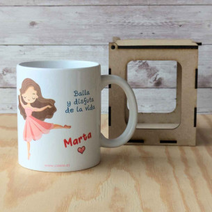 Tazas personalizadas Baila y disfruta de la vida
