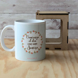 Taza Comienza el día con una sonrisa 2