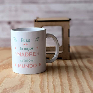 Taza Eres la mejor madre de todo el mundo