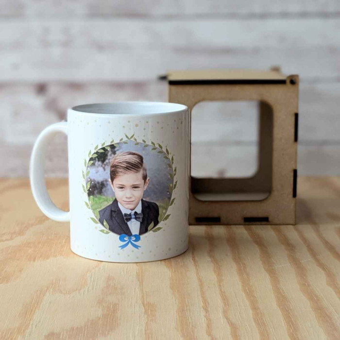 Taza Primera Comunión con Foto (Niño)