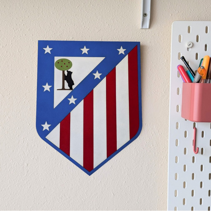 Marco escudo Atlético de Madrid marco azul