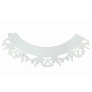 Wrapper para cupcakes Paloma color Blanco 2
