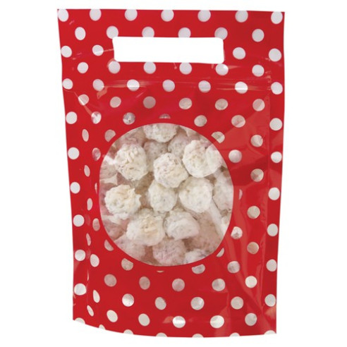 Bolsa Regalo Roja Lunares Blancos Wilton