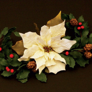 Set cortadores de fondant Flor de Pascua - Poinsettia 2