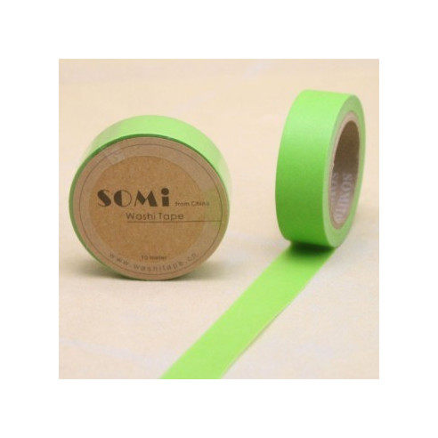 Washi Tape verde limon