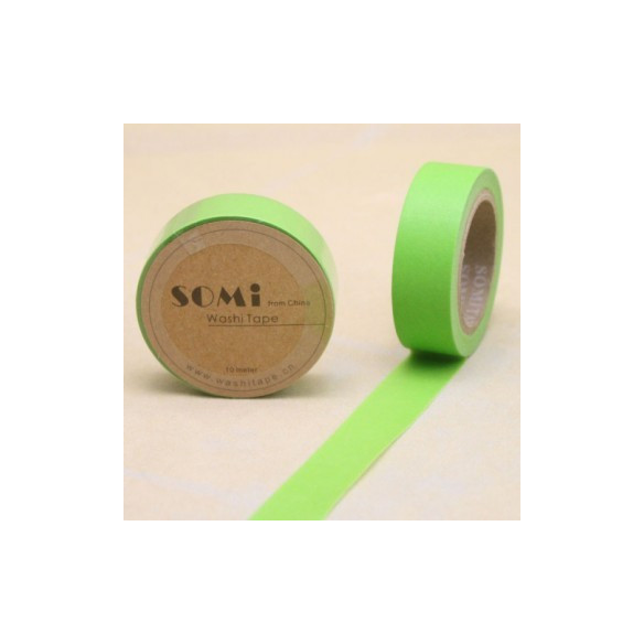 Washi Tape verde limon