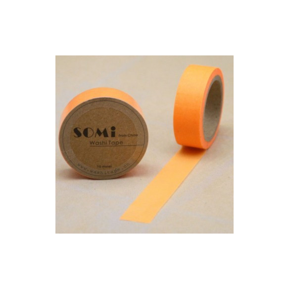 WASHI TAPE Naranja NEÓN
