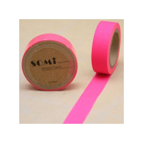 WASHI TAPE Rosa NEÓN