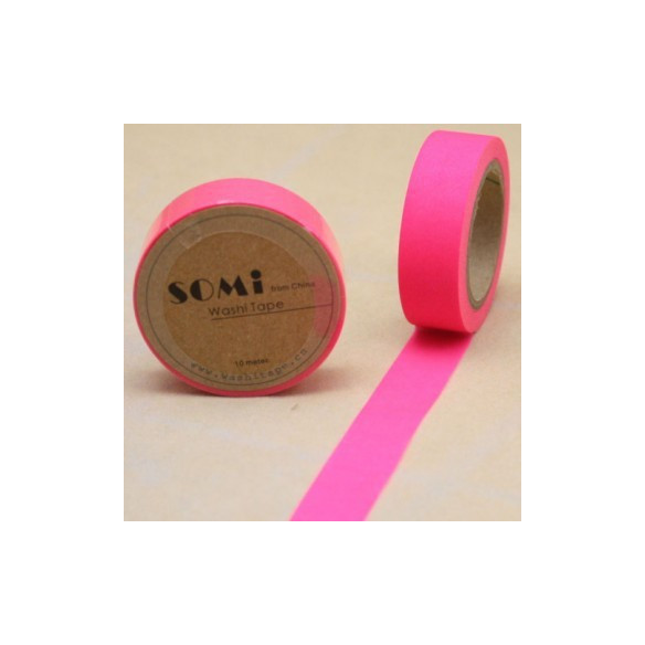 WASHI TAPE Rosa NEÓN