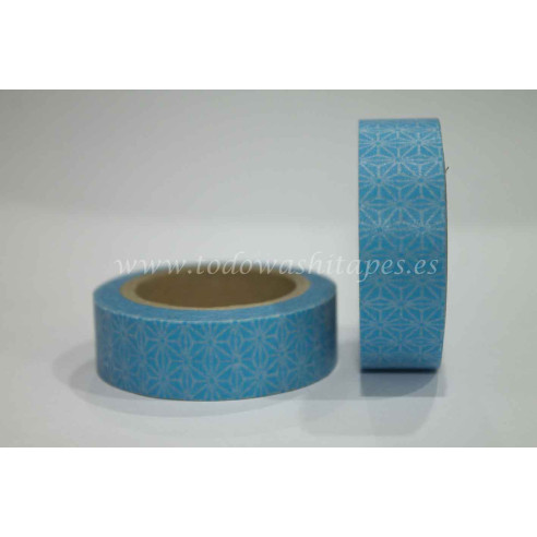 WASHI TAPE Azul FLOR DE ESTRELLA