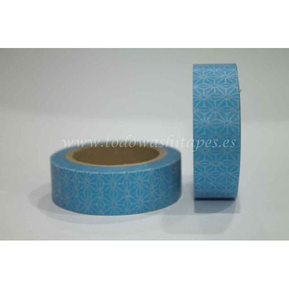WASHI TAPE Azul FLOR DE ESTRELLA