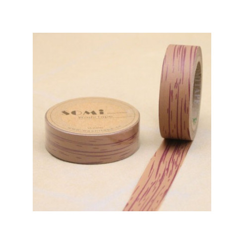 Washi tape Madera. Cinta decorativa.