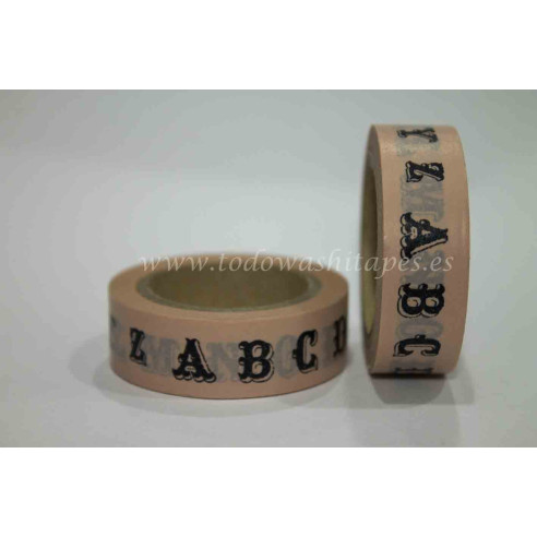 WASHI TAPE ABECEDARIO