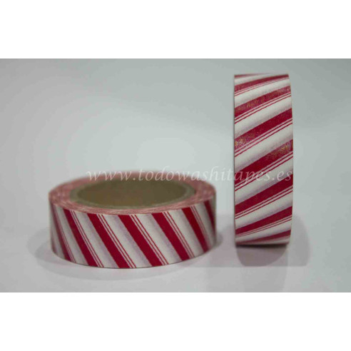 WASHI TAPE RAYAS Rojas