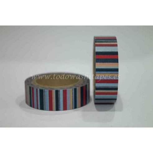 WASHI TAPE Rayas de Colores