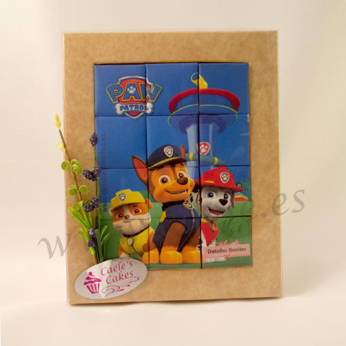 Puzzle de chocolate "Patrulla canina"