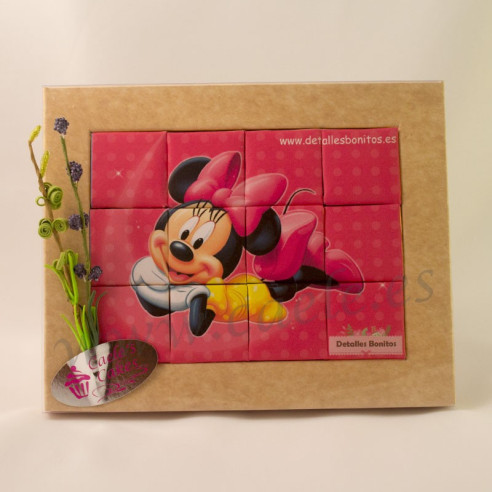 Puzzle de chocolate "Minnie Mouse"