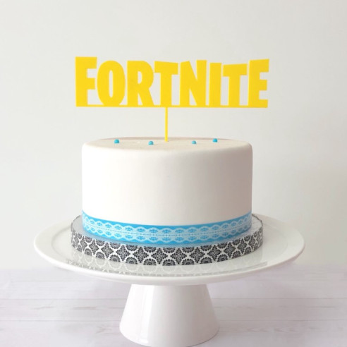 TOPPER para tartas FORTNITE