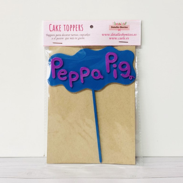TOPPER para tartas PEPPA PIG