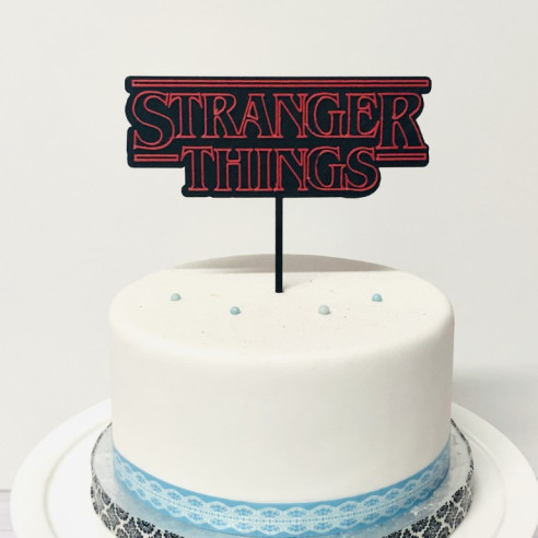 TOPPER para tartas STRANGER THINGS