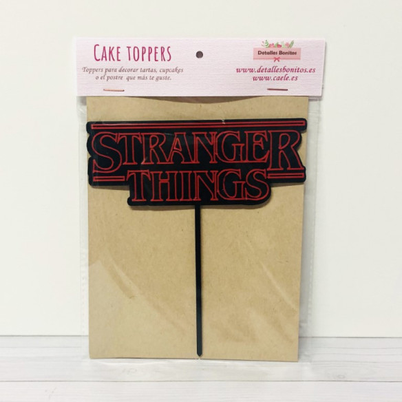 TOPPER para tartas STRANGER THINGS