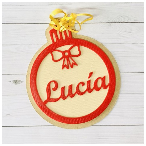 Bola de Navidad Personalizada con nombre