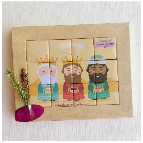 Puzzle de chocolate "Reyes Magos"