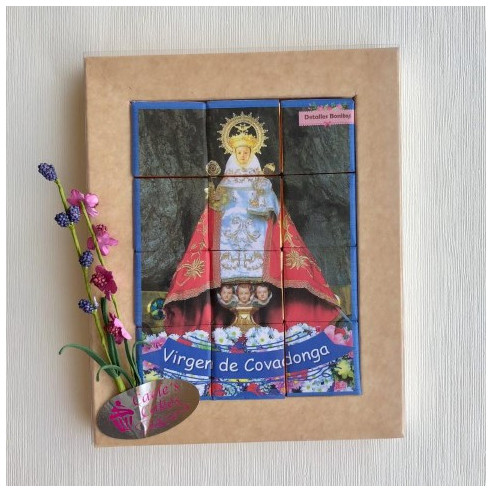 Puzzle de chocolate Virgen de Covadonga