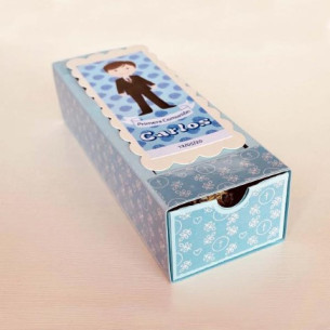 Caja con bombones Ferrero Rocher para detalle de primera Comunión 2