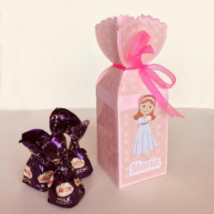 Cajita medio Caramelo Primera Comunión Niña 2