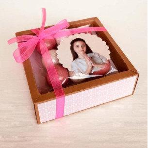 Caja con bombones para detalle de primera Comunión 2