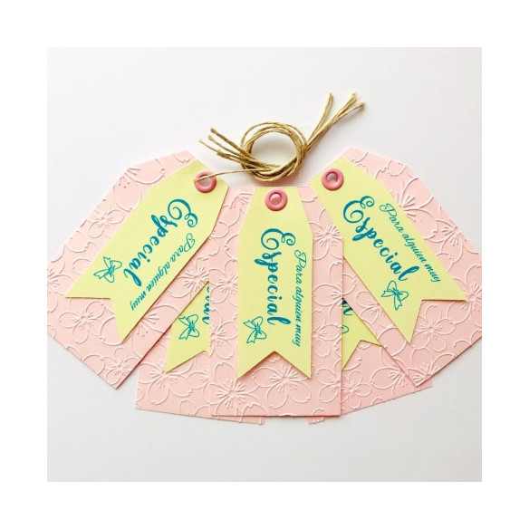 ETIQUETAS fondo rosa - Para alguien muy ESPECIAL