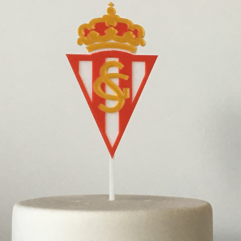 TOPPER para tartas Sporting de Gijón