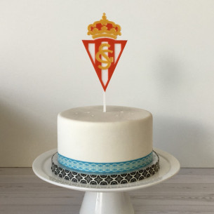 TOPPER para tartas Sporting de Gijón 2