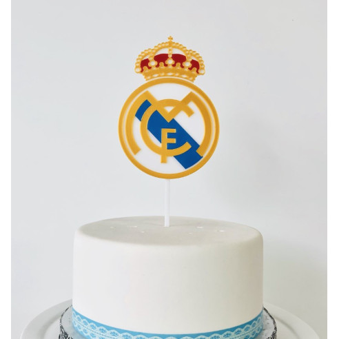 TOPPER para tartas Real Madrid