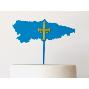 TOPPER para tartas ASTURIAS