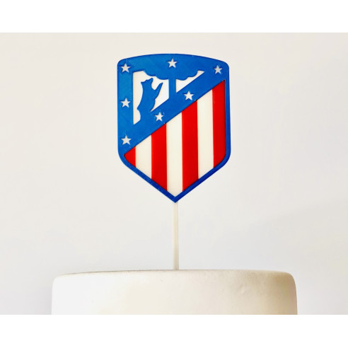 TOPPER para tartas Atlético de Madrid