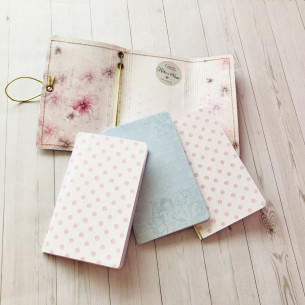 Midori ecopiel azul "Vivir Soñar Amar" 2