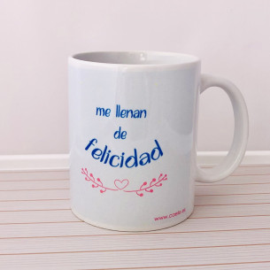 Tazas personalizadas "Amigas como tu me llenan de felicidad" 2