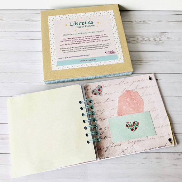 Libreta artesanal "Eres capaz de hacer cosas increíbles" Libreta artesanal "Eres capaz de hacer cosas increíbles"