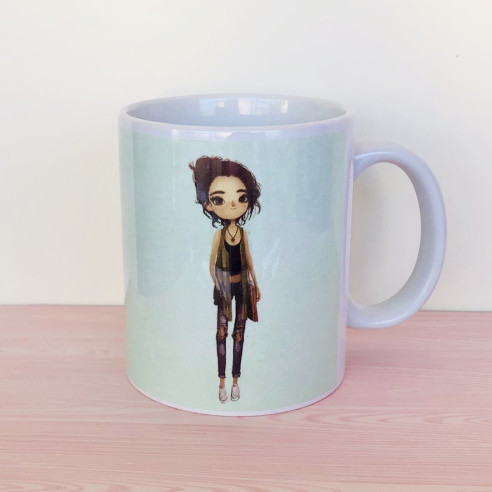 TAZA "Ríe, vive, ama, disfruta"